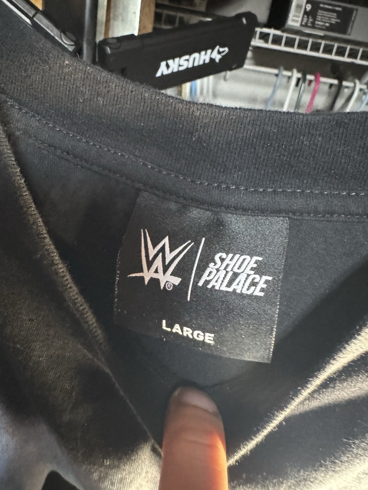 WWE x Shoe Palace Undertaker T Shirt Black Big Double-Sided Graphic Men’s Large thumbnail 3