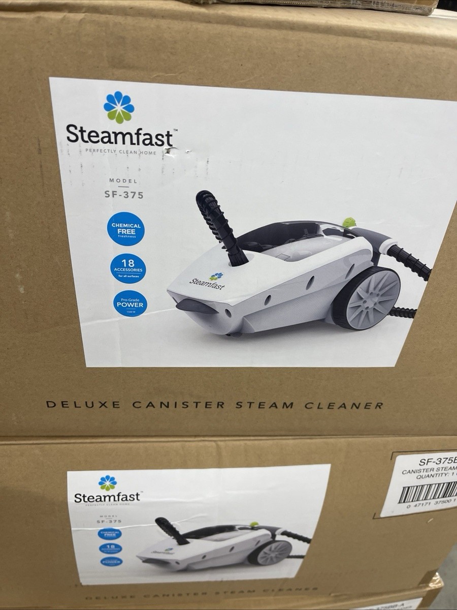 Steamfast SF-375 Deluxe Canister Steam Cleaner with 18 Accessories
