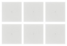 (6) JBL MTC-418SG White Square Grilles for Control 418 In-Celing Speakers