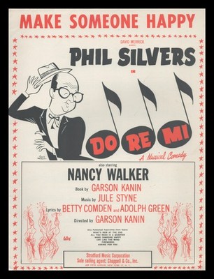 DO RE MI Comden/Green/Styne 1960 Make Someone Happy PHIL SILVERS Sheet Music