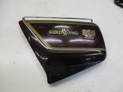 Sitzbankverkleidung 4. Honda Gl 1100 DX Goldwing Seitendeckel links Chromreling