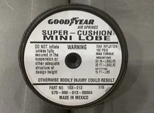 NEW Goodyear Stemco 1S3-013 Mini Lobe Super Cushion Cab Seat Air Spring M1070