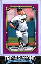 2026 Bowman 1st Gage Jump Prospect Fuchsia Border #016/299 A's N106