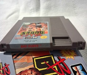 Bad Dudes NES Nintendo Complete CIB Near Mint Rare