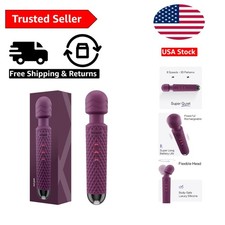 Handheld Cordless Personal Wand Massager   Waterproof, USB Rechargeable, 20 V...