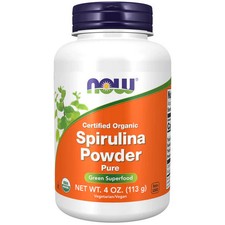 Organic Spirulina Powder 4 OZ by Now Foods