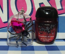 BATH BODY WORKS GEM SPIDER Pocketbac Holder Keychain New A/3536