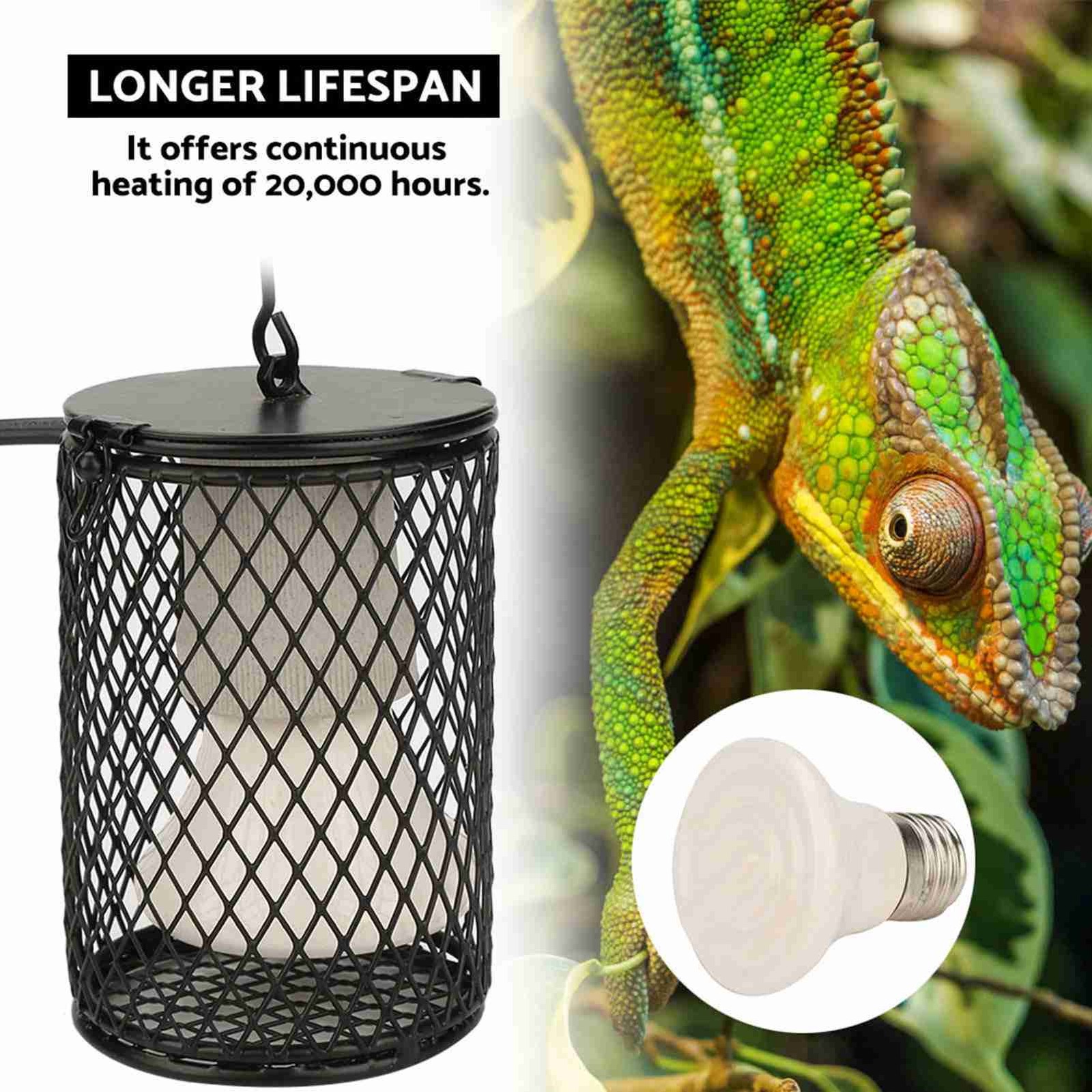 100W Infrared Heat Lamp For Brooder Ideal For Reptiles