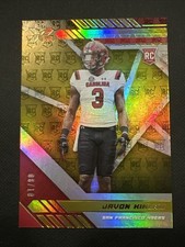Javon Kinlaw 2020 Panini XR Gold Holo /10 Rookie RC #147 WASHINGTON COMMANDERS