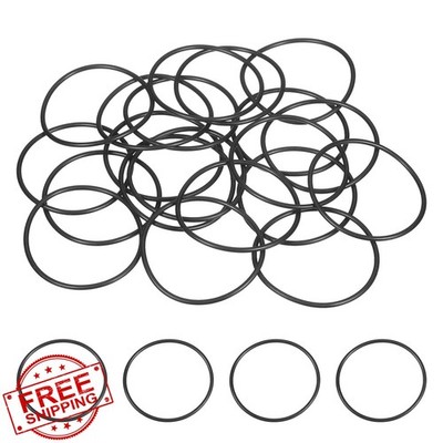 PATIKIL Nitrile Rubber O Ring 48mm OD x 44mm ID x 2mm NBR Sealing 50pc