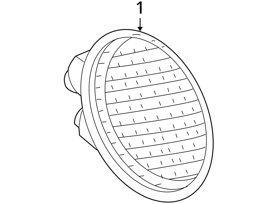 Luz trasera lateral derecha para pasajero Volkswagen Beetle 1998-2005 OEM WTOJ0 Foto 4 de 4