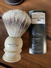 Edwin Jagger Traditional Handmade Shaving Brush Silver Tip Badger 3EJ467