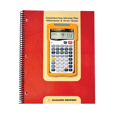Calculated Industries 2140 Construction Master Pro Workbook and Study Guide | 4