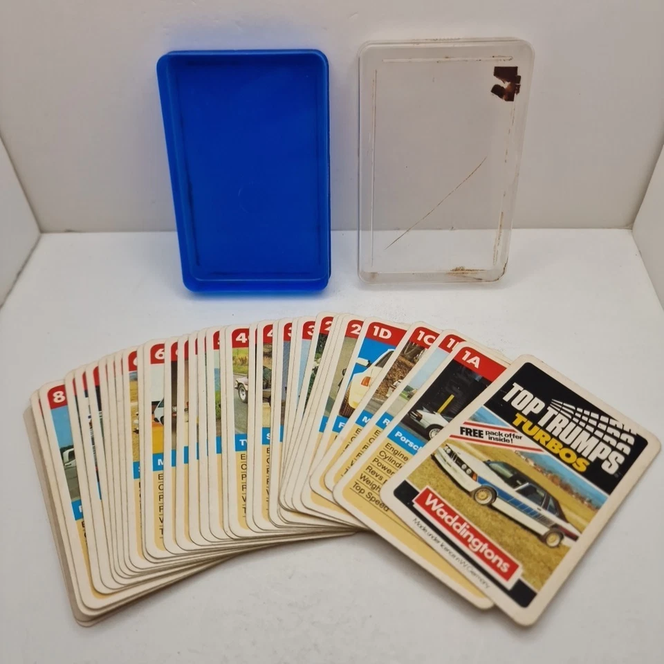 Vintage Waddingtons Top Trumps International Series 1983 - 1985 Turbos - Image 2 of 4