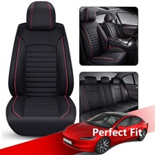 Luxury 3d Leather Seat Cover Waterproof For Volkswagen Vw Front Rear Full Set
