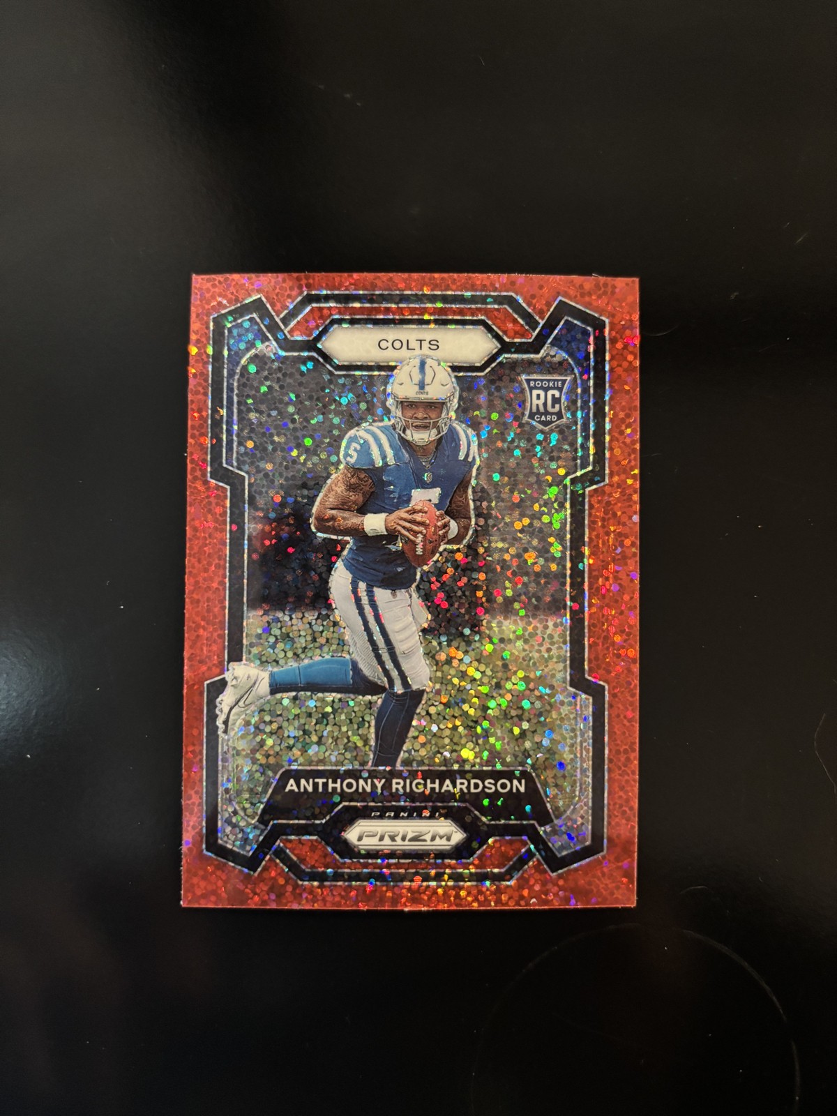 2023 Panini Prizm - Rookies Anthony Richardson #343 Red Sparkle Prizm (RC)