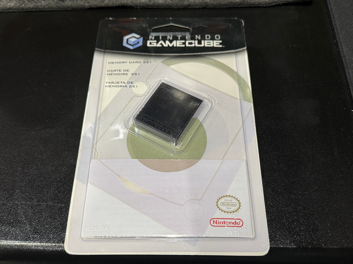 Nintendo Gamecube Memory Card 251 Japan Imported - Black for