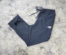 NWT NEW BALANCE MEN'S ALL MOTION JOGGER PANTS GRAY Sz XL LOGO