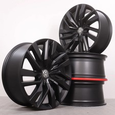 Alufelgen 19 Zoll VW Touareg CR Original Felgen Osorno schwarz matt 8x19 ET29