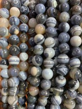 240 Pcs Excellent Rare Tibetan Natural Agate Dzi Sky Eyed 8mm Prayer Beads