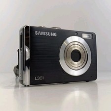 Samsung L301 Digital Camera Black 12.2MP With Battery - Working / No Charger