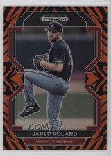 2022 Panini Prizm Draft Picks Tiger Stripes 25/99 Jared Poland #PDP172 15t1