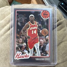Topps 2025-26 Terance Mann Atlanta Hawks 45th Anniversary #80BK-44 Card