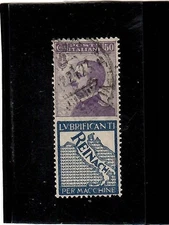 REGNO 1924-FRANCOBOLLI PUBBLICITARI-50C. REINACH-ANNULLO D'EPOCA-SPED. GRATUITA-