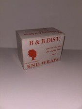 VTG B B Hair End Wraps Box of 1000 for Perms Roller Curlers Paper