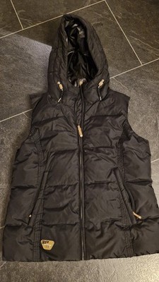 Gr. 44 icepeak Weste SCHWARZ, Kapuze