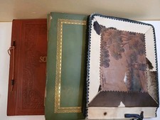 Lot of 3 Vintage Scrapooks Early 60s? Sports Newspaper Clippings Photos -A