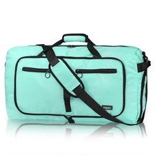 Fmeida 65L Duffle Bag with Shoes Compartment, Foldable Travel Duffel Bags for Me