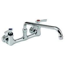 Encore Plumbing Kl54-8012 Straight Kitchen Faucet, Manual, 8" Mount, 2 Hole
