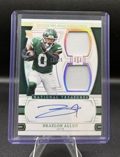 Braelon Allen 2024 National Treasures Rookie NFL Gear Signatures RPA /25
