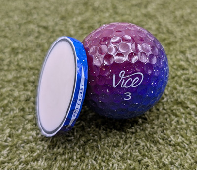 Vice Galaxy Drip Real Golf Ball Marker Cross Section Drive Tour Pro Plus Air