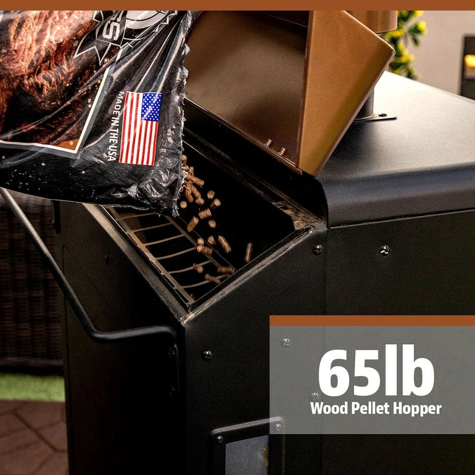 Pit Boss 1300 Connected Pellet Smoker Copperhead - Onyx Edition with Wi-Fi&reg;