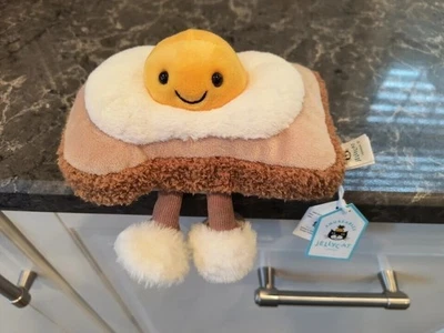 Amuseables Egglantine Egg on Toast plush doll tags+dust bag