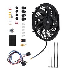 12 Inch Radiator Cooling Fan 80w Electric Universal 12v Aluminum Shroud