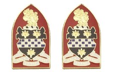 128th Support Battalion Distinctive Unit Insignia - Pair - PUEBLA TO THE MARINE
