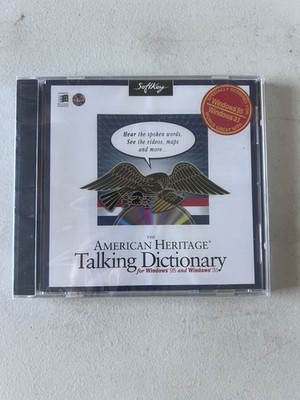 SoftKey The American Heritage Talking Dictionary CD-ROM for Windows 95 3.1