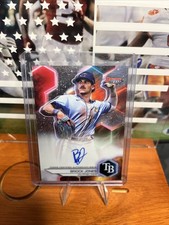 2023 Bowmans Best Brock Jones Refractor Auto Autograph #B23-BJ Rays Prospect RC