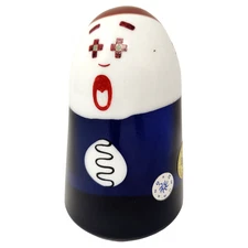 Galliano Ferro Murano Choir Singer Glass Sculpture Figure Paperweight Italian