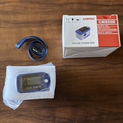 CONTEC CMS50D Pulsoximeter Finger Pulsmessgerät Pulsmesser Digitalanzeige
