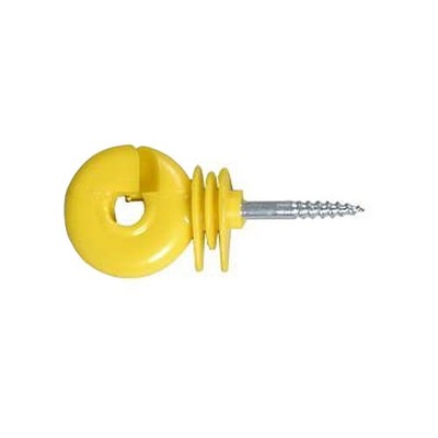 50x Ringisolator ''Standard'', gelb - Weidezaun Isolator Elektrozaun Isolatoren