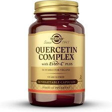 Solgar Quercetin Complex with Ester-C Plus Vegetable Capsules 100 count UK