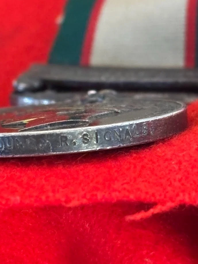 ROYAL SIGNALS medal group with India Medal & 1953 Coronation Medal - Image 4 of 4