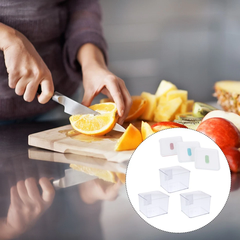 3pcs frische Box Mehrzweck -Konservierungsbox Gemüse Obst Obst Aufbewahrungsbox - Bild 2 von 4