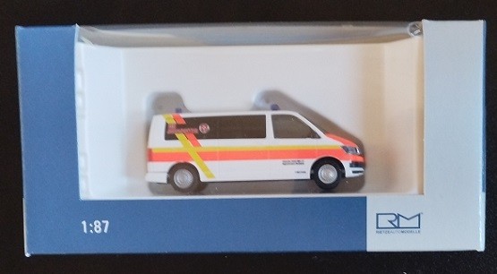 Rietze 53739 - 1/87 Volkswagen T6 Johanniter RV Oberbayern - New