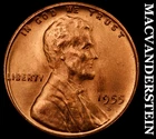 1955-S Lincoln Wheat Cent- Choice Gem Brilliant Uncirculated No Reserve #i9332