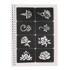 Airbrush Tattoo Templates 97 Patterns Waterproof Reusable Portable Temporary